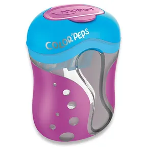 Bleistiftspitzer Maped Color´Peps, mit 2 Löchern, Farbmix